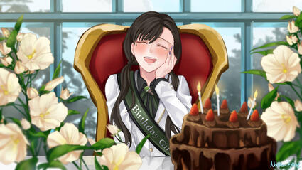 Ann's birthday Commission by NappoLynne Twt: @EspLynne